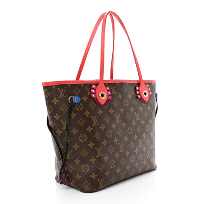 Louis Vuitton Monogram Totem Neo Neverfull MM Flamingo 4 of 16
