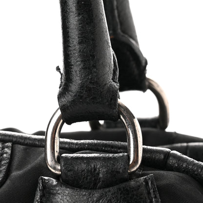 Prada Nylon Quilted 24H Satchel Black 12 of 15