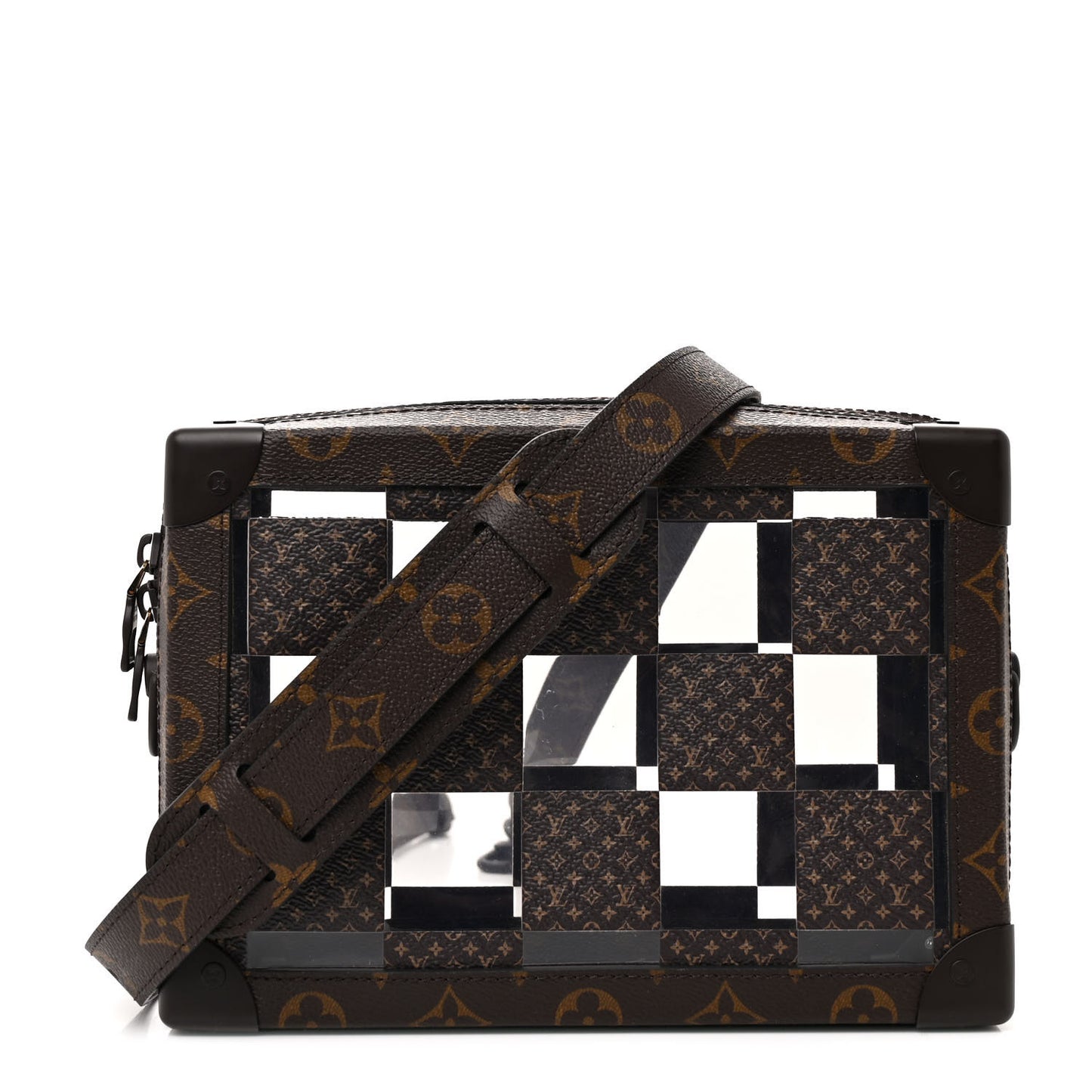 PVC Monogram Chess Soft Trunk