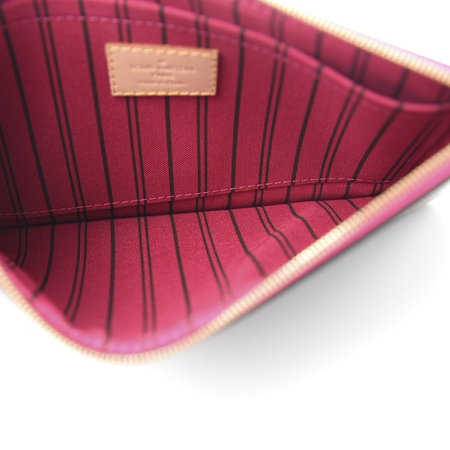 Louis Vuitton Monogram Neverfull MM GM Pochette Pivoine 5 of 9