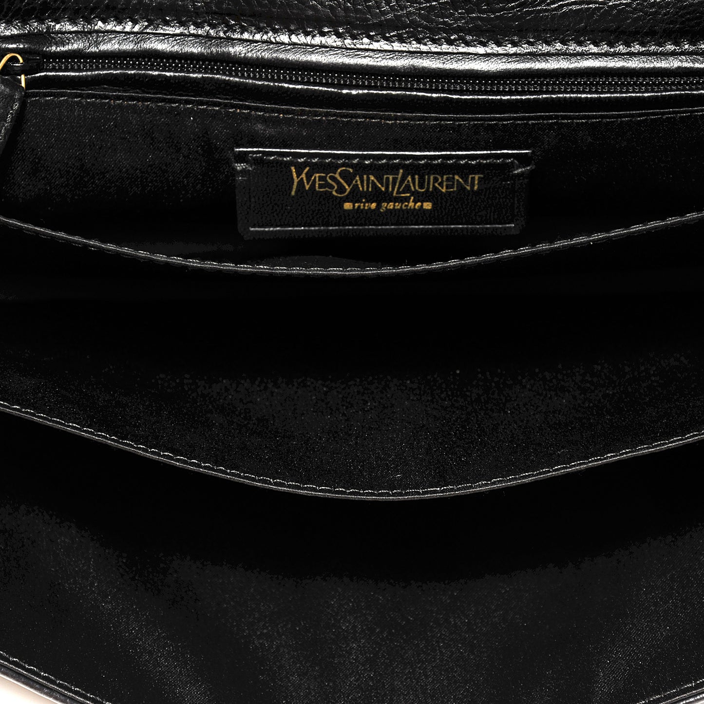 Leather Byzance Shoulder Bag Black