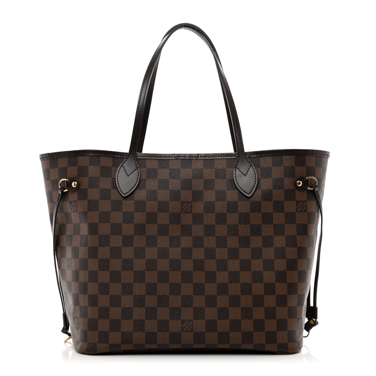 Louis Vuitton Damier Ebene Neo Neverfull MM Rose Ballerine 1 of 10