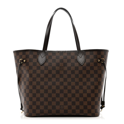 Louis Vuitton Damier Ebene Neo Neverfull MM Rose Ballerine 1 of 10