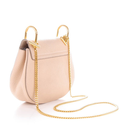 Chloe Grained Lambskin Mini Drew Shoulder Bag Abstract White 4 of 7