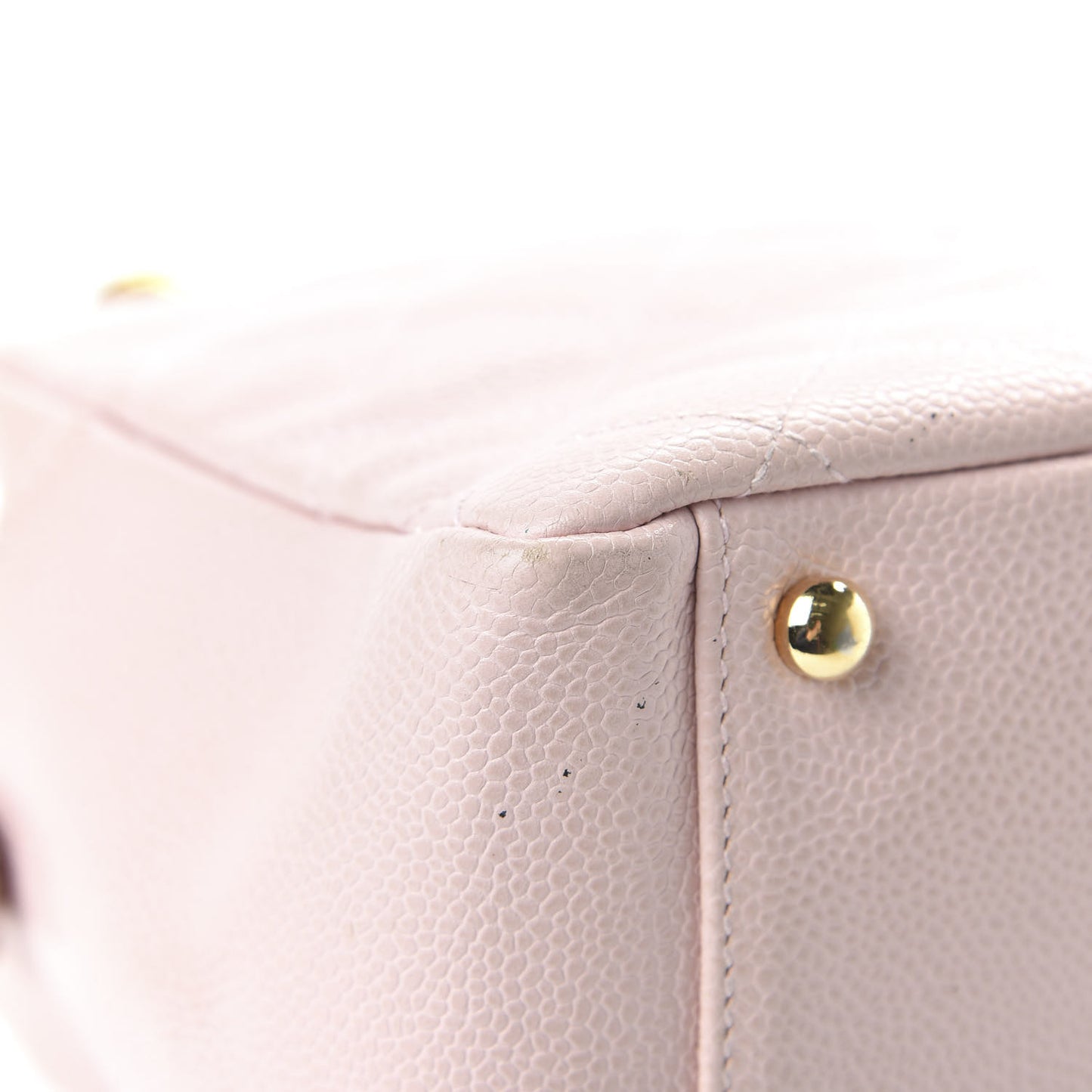 Caviar Quilted Petit Timeless Shopping Tote PTT Pink
