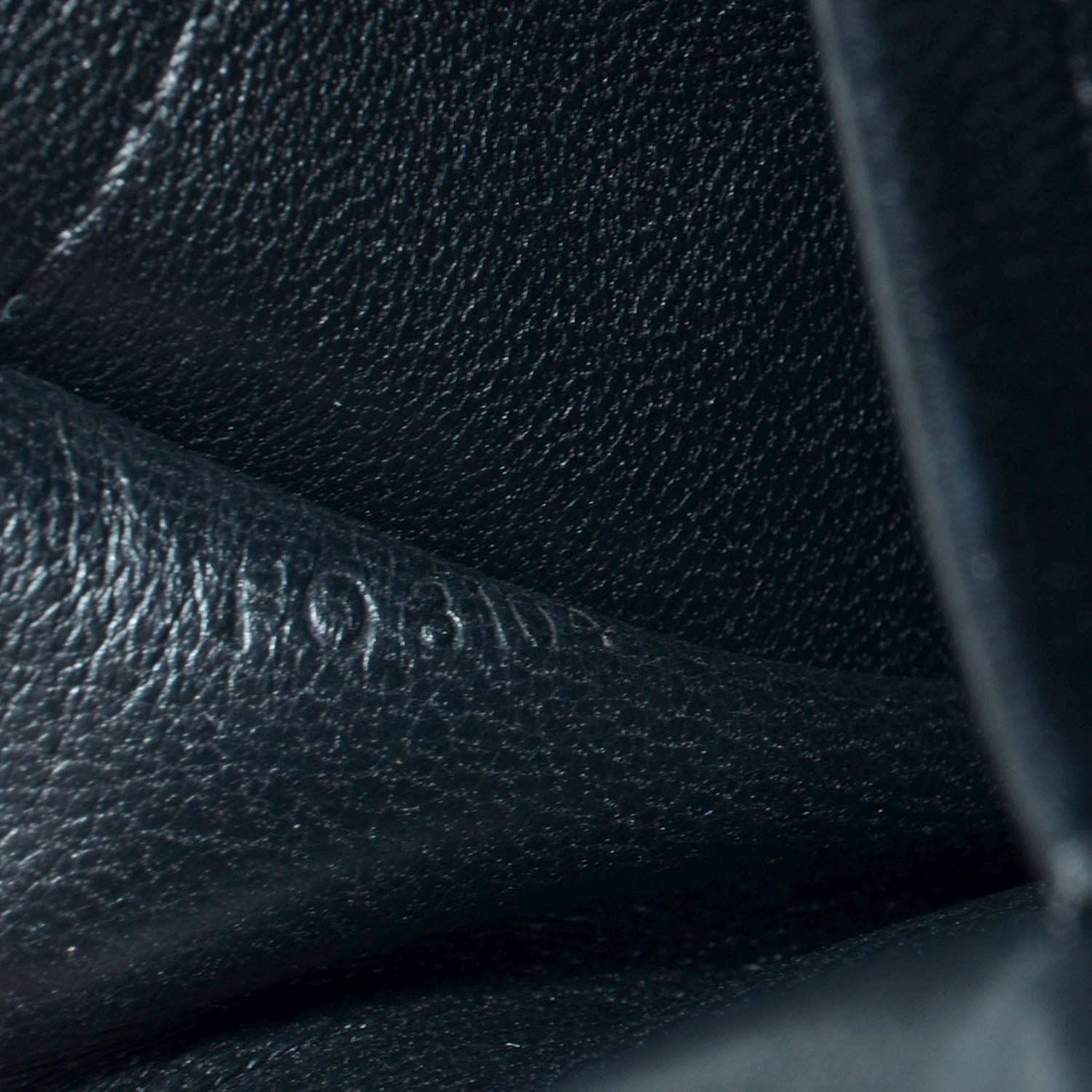 Louis Vuitton Lambskin Malletage Alma PM Black 7 of 7