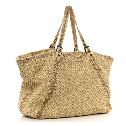 Bottega Veneta Perforated Intrecciato Tote Taupe 3 of 10