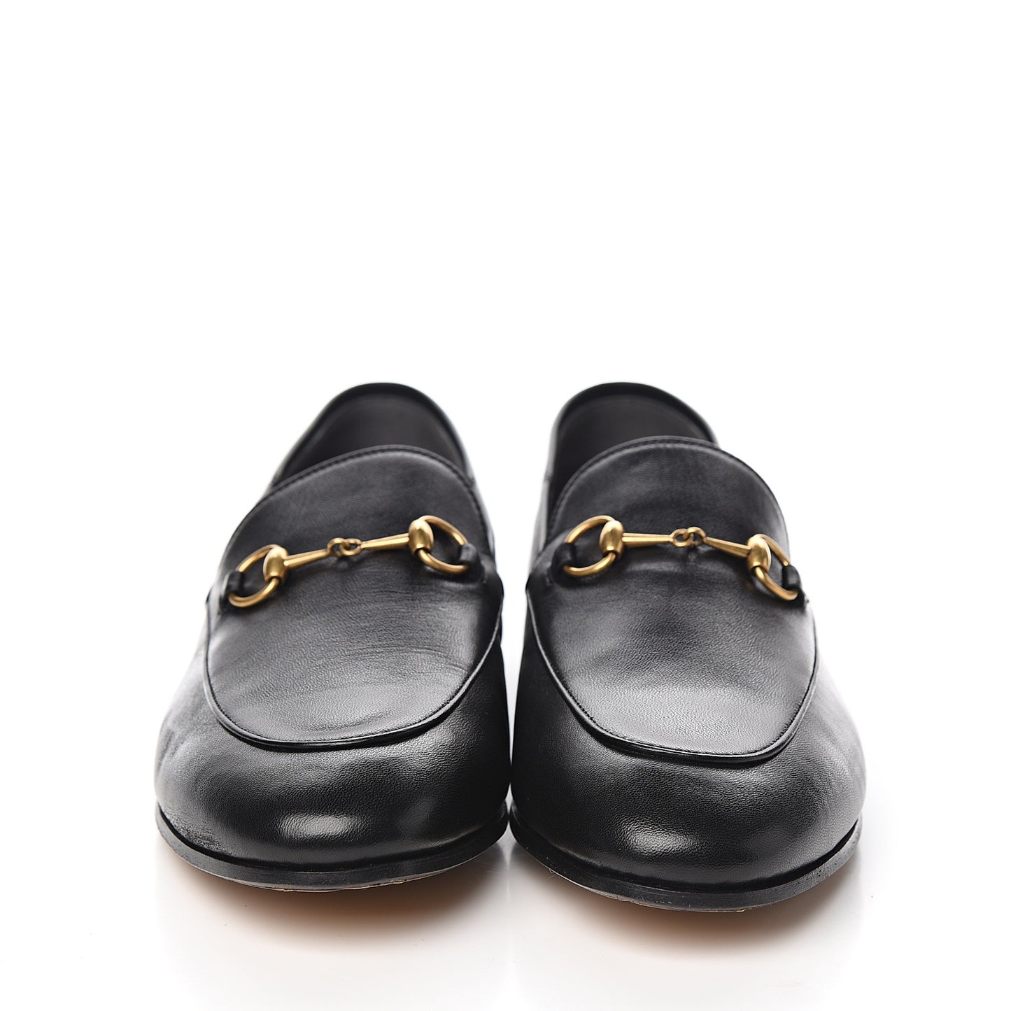 Lambskin Womens Brixton Horsebit Loafers 41.5 Black