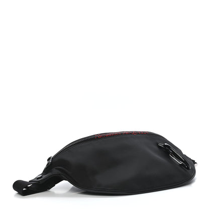 Alexander McQueen Nylon Oversized Harness Belt Bag Black Lust Red 3 of 7