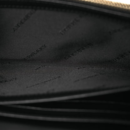 Burberry Calfskin Horseferry Check Porter Continental Wallet Black 7 of 13
