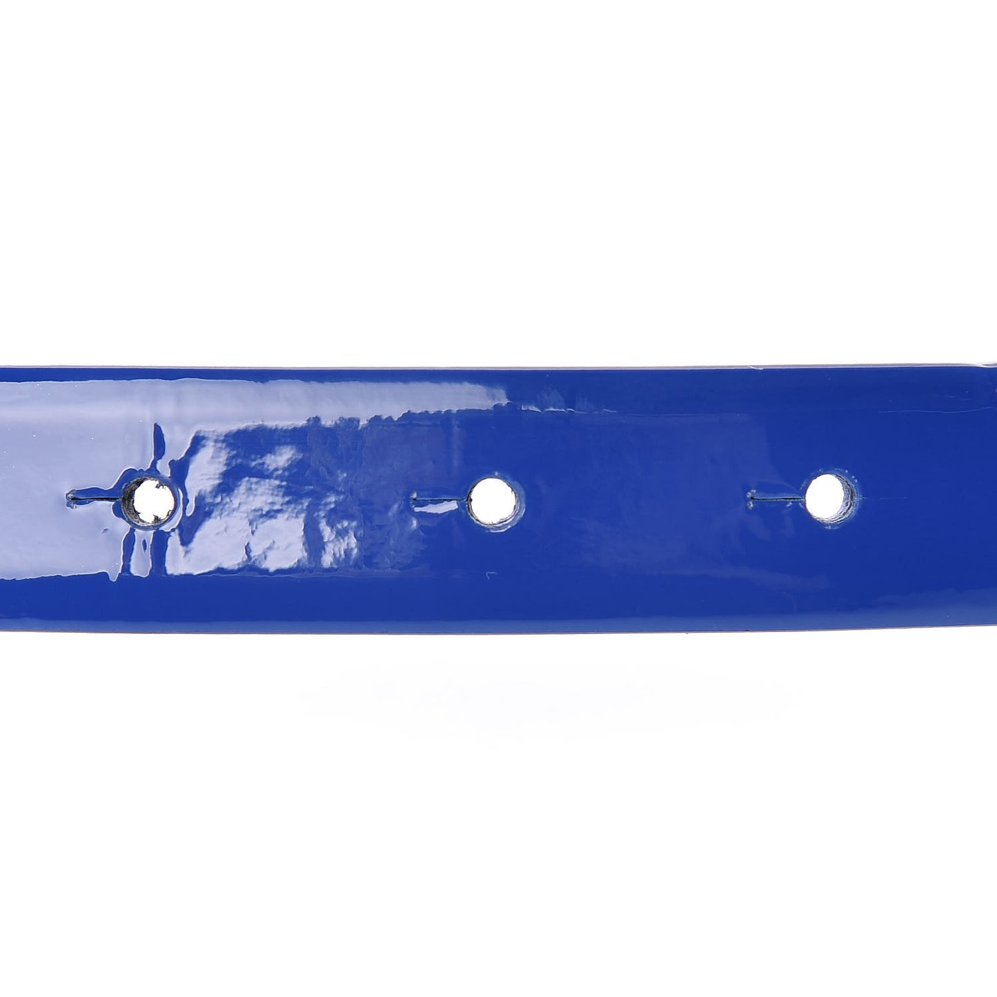 Patent CC Logo Skinny Belt 80 32 Blue
