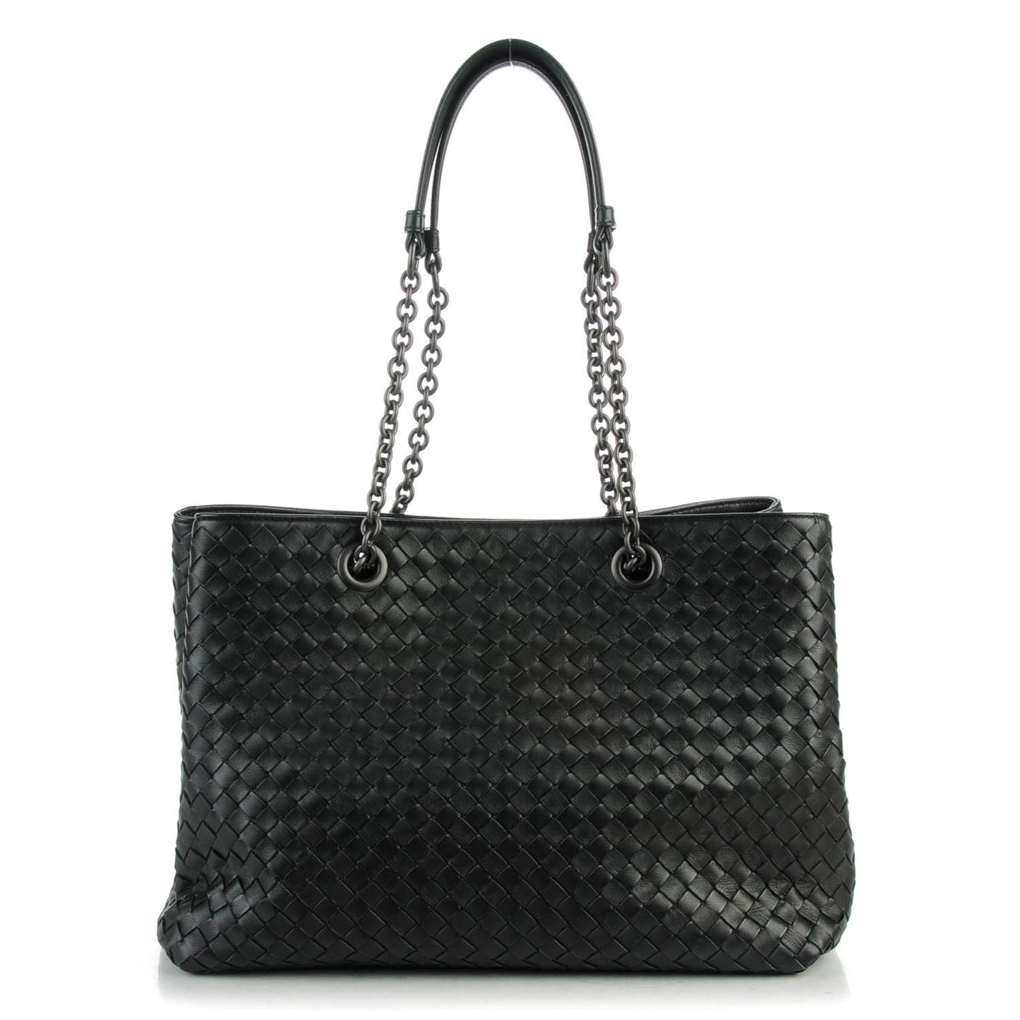 Nappa Intrecciato Medium Tote Nero Black