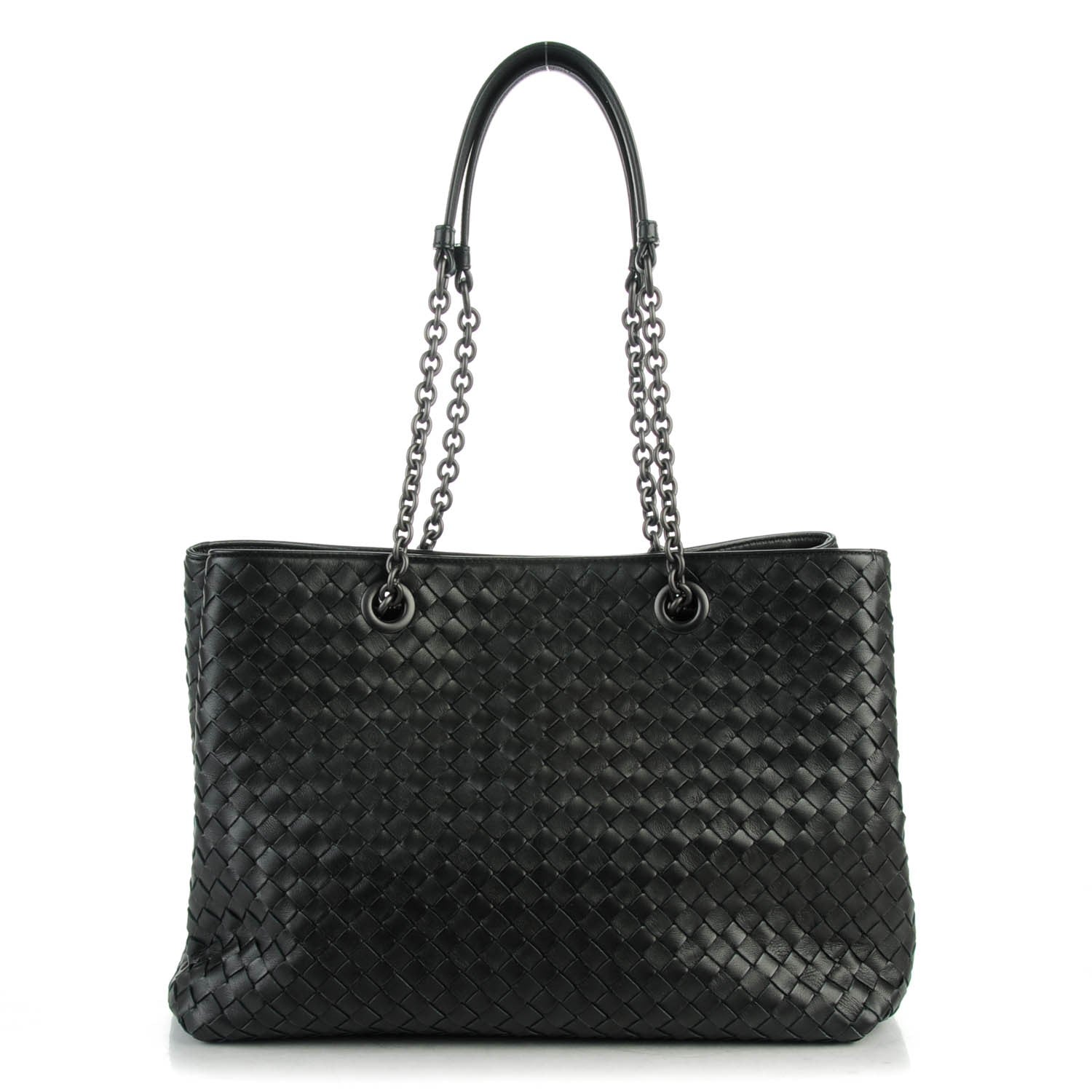 Bottega Veneta Nappa Intrecciato Medium Tote Nero Black 1 of 7
