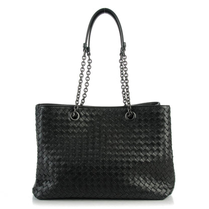 Bottega Veneta Nappa Intrecciato Medium Tote Nero Black 1 of 7