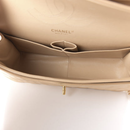 Chanel Caviar Quilted Jumbo Double Flap Beige Clair 5 of 11