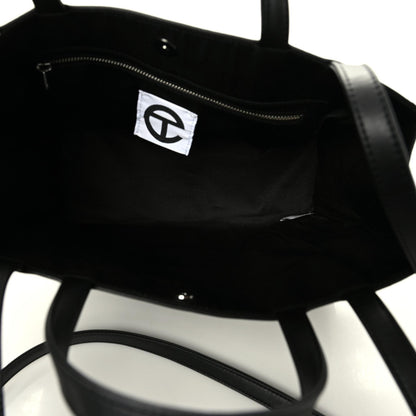 Telfar Vegan Leather Medium Shopping Bag Black 7 of 10