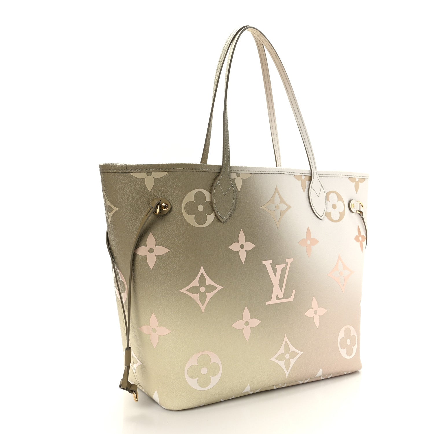Louis Vuitton Monogram Giant Spring In The City Neverfull MM Sunset Kaki 4 of 9