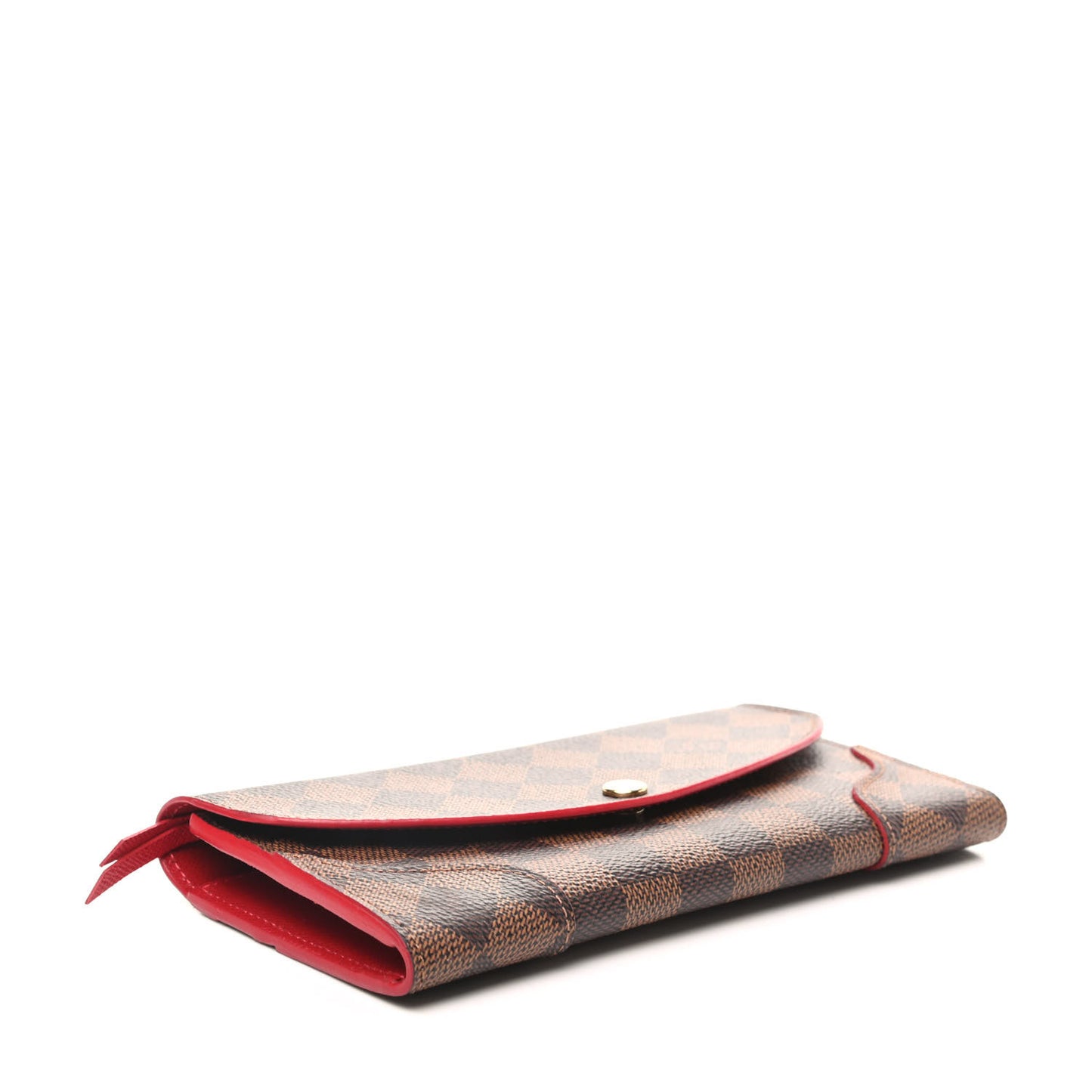 Damier Ebene Caissa Wallet Cherry
