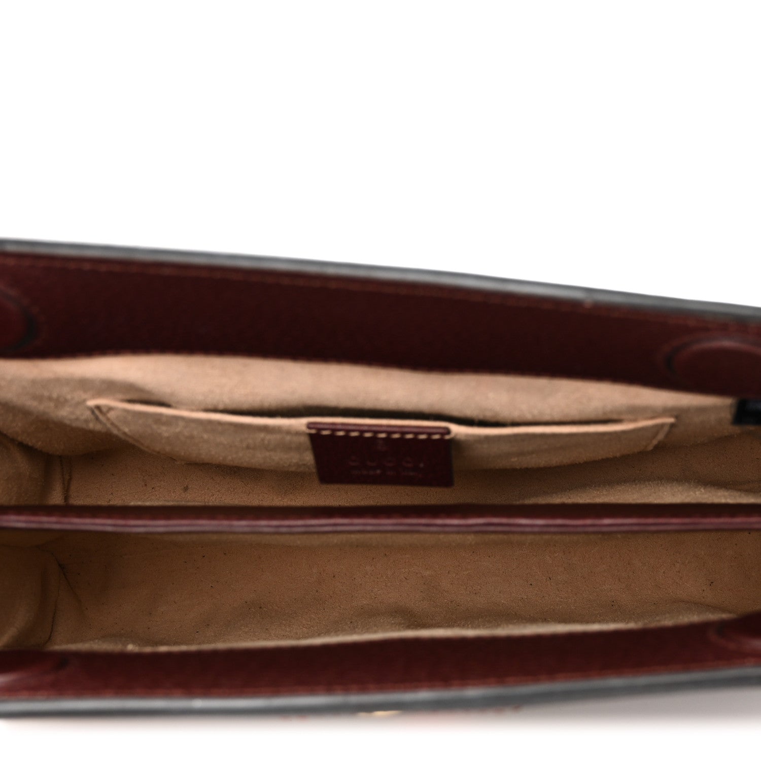 Gucci Calfskin GG Web Small Ophidia Chain Shoulder Bag Vintage Bordeaux 5 of 11
