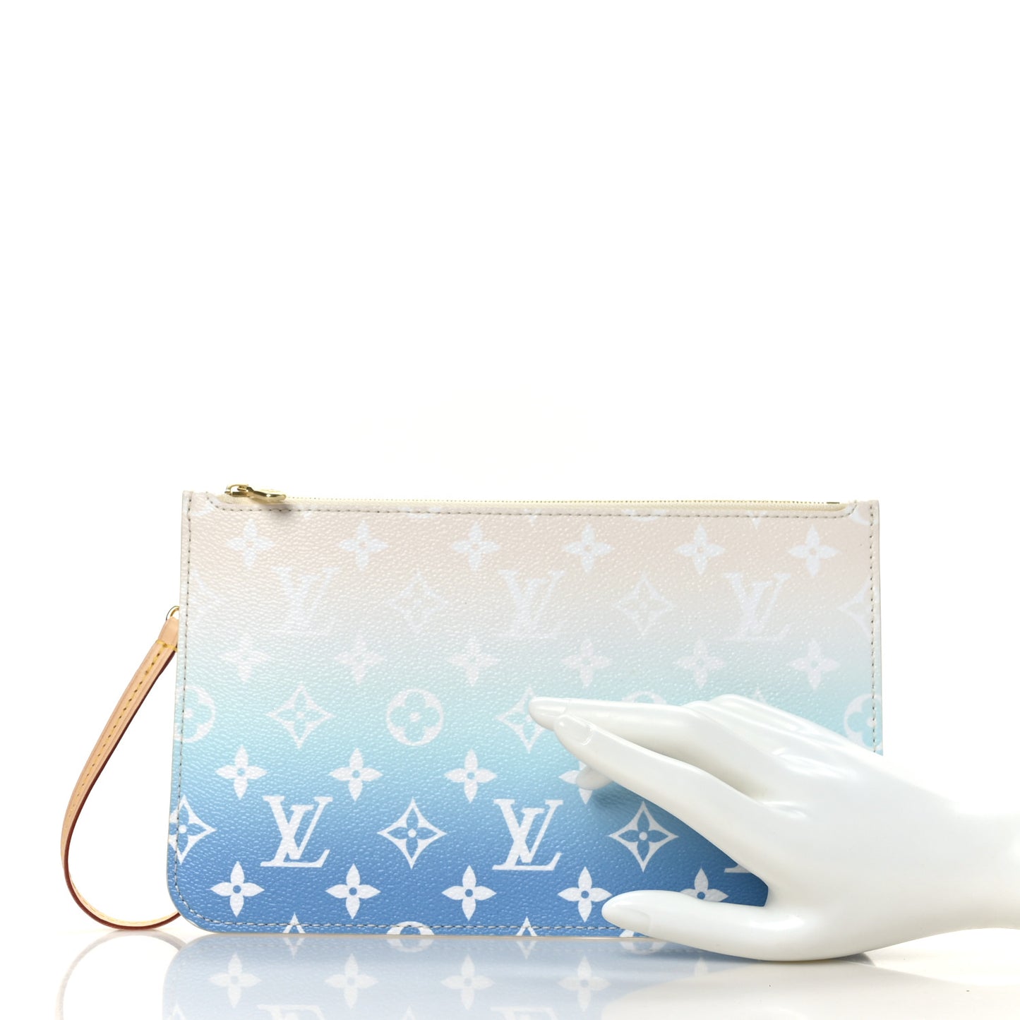 Monogram By The Pool Neverfull MM Pochette Blue
