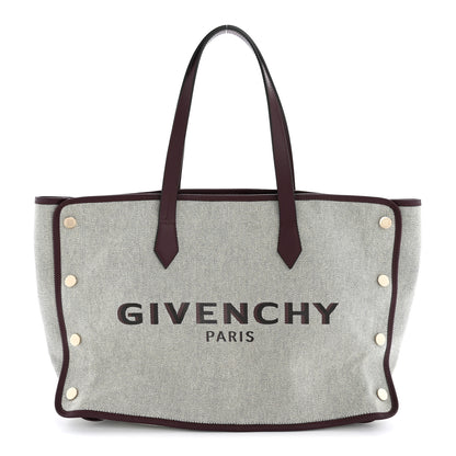 Givenchy Canvas Medium Bond Shopper Tote Aubergine 1 of 12