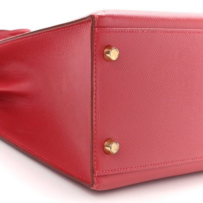 Hermes Epsom Kelly Sellier 32 Rouge Casaque 10 of 23