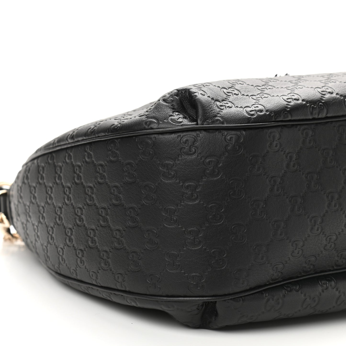 Guccissima Medium Emily Hobo Black
