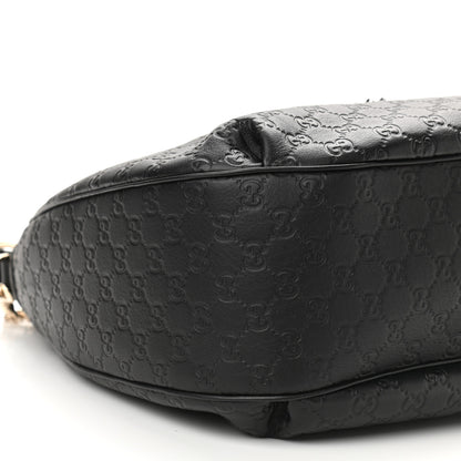 Gucci Guccissima Medium Emily Hobo Black 9 of 11