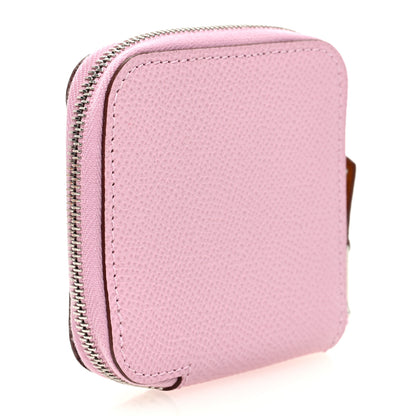 Hermes Epsom Silk'In Compact Wallet Mauve Sylvestre 3 of 8