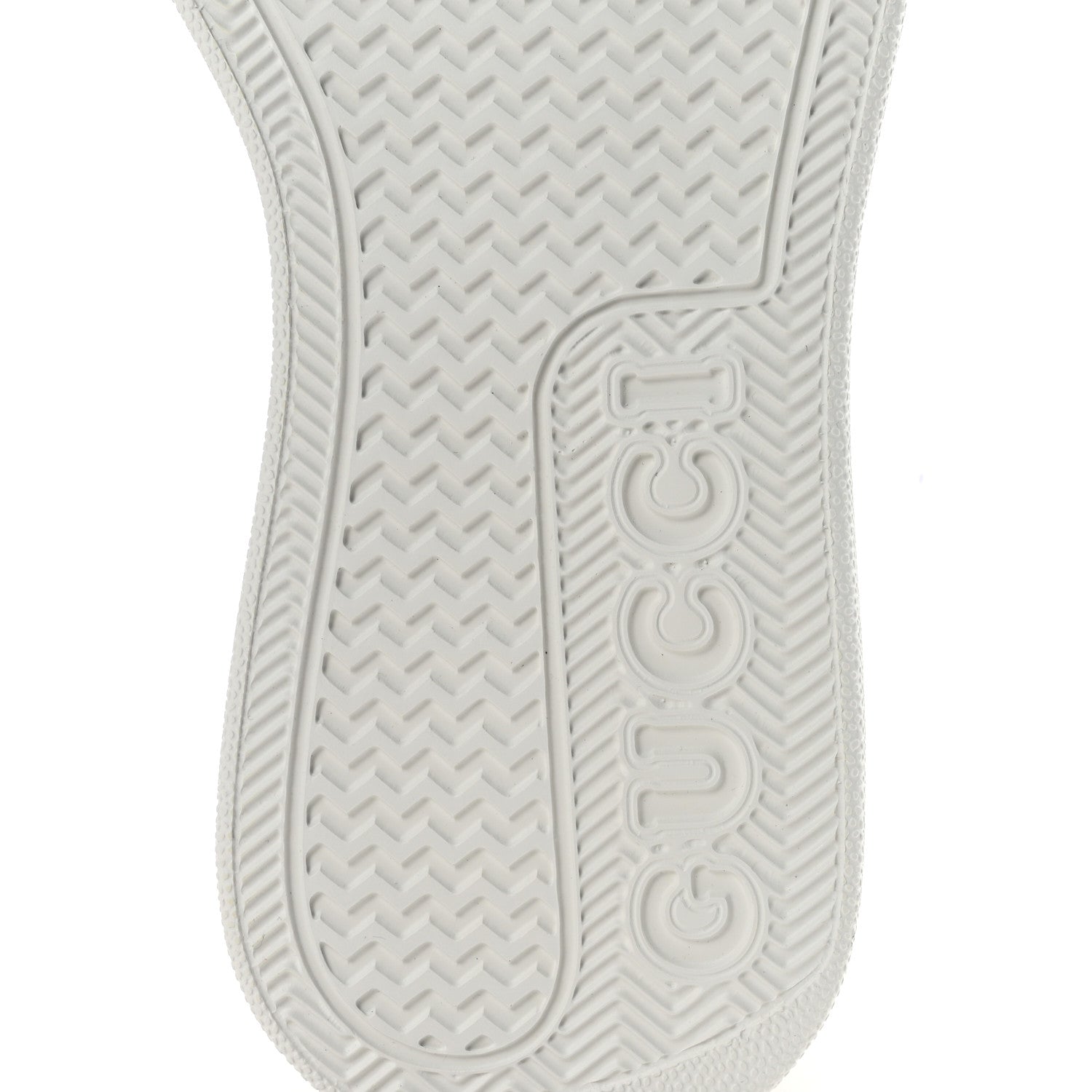 Gucci Calfskin Web Perforated Womens Platform 55mm Sneakers 39.5 White Bright Splash 7 of 9