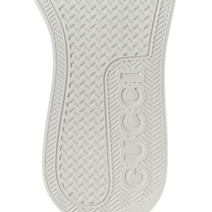 Gucci Calfskin Web Perforated Womens Platform 55mm Sneakers 39.5 White Bright Splash 7 of 9