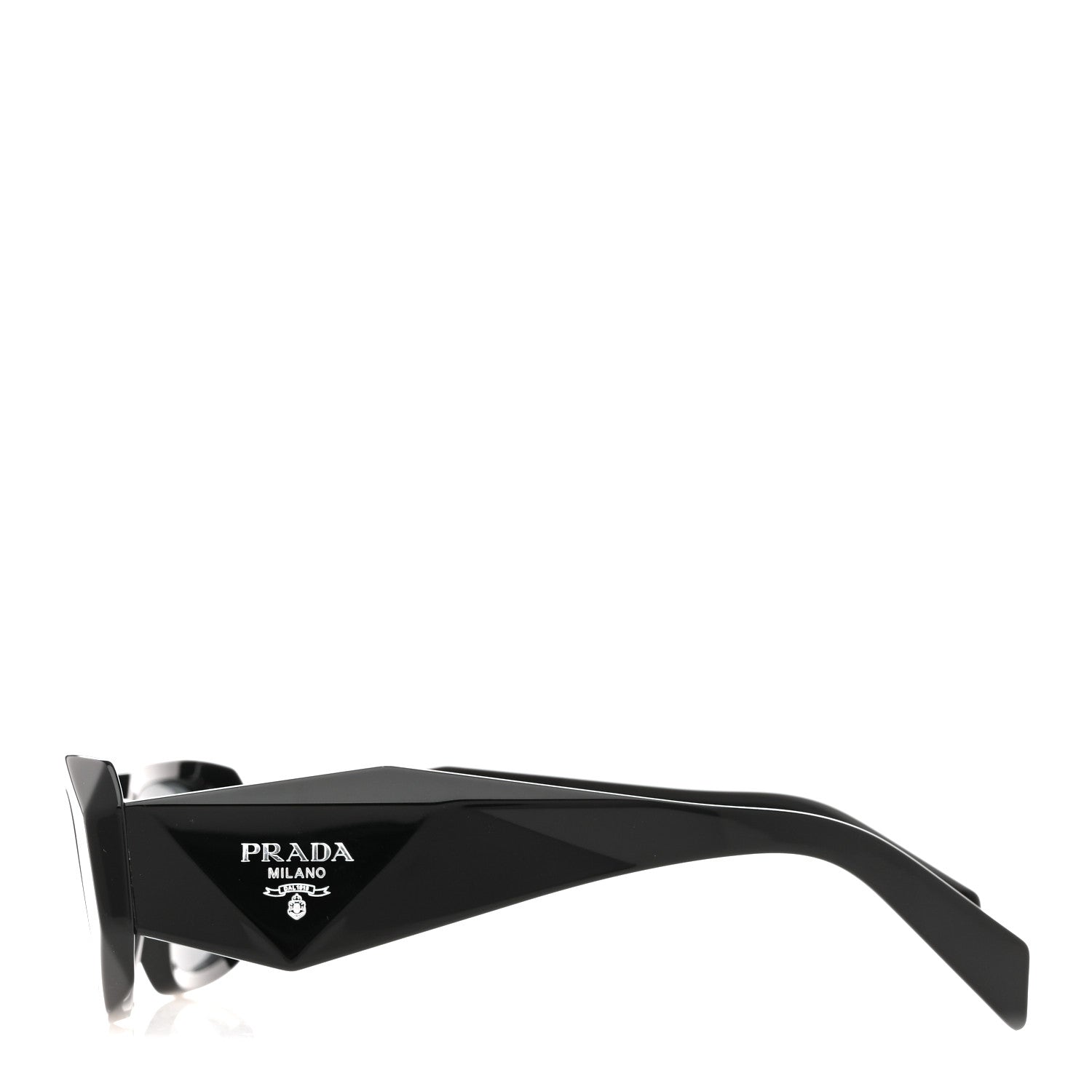 Prada Acetate Symbole Sunglasses SPR 17W Black 3 of 8