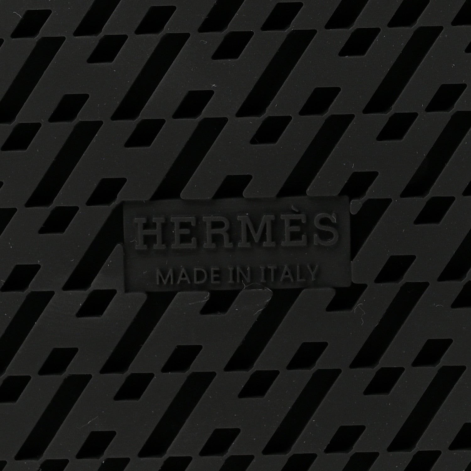Hermes Calfskin Womens Chypre Sandals 38.5 Black 8 of 10