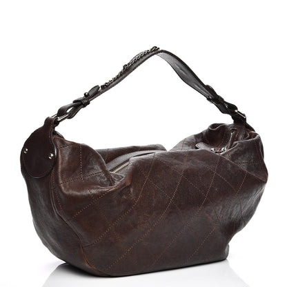 Chanel Caviar Outdoor Ligne Large Hobo Brown 3 of 11