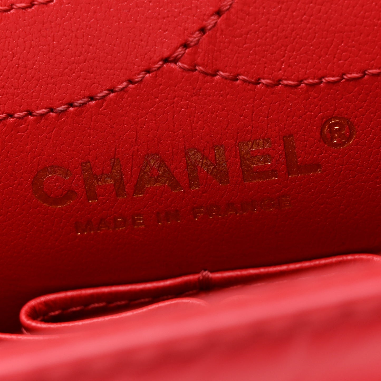 Aged Calfskin Quilted 2.55 Reissue 225 Flap Red