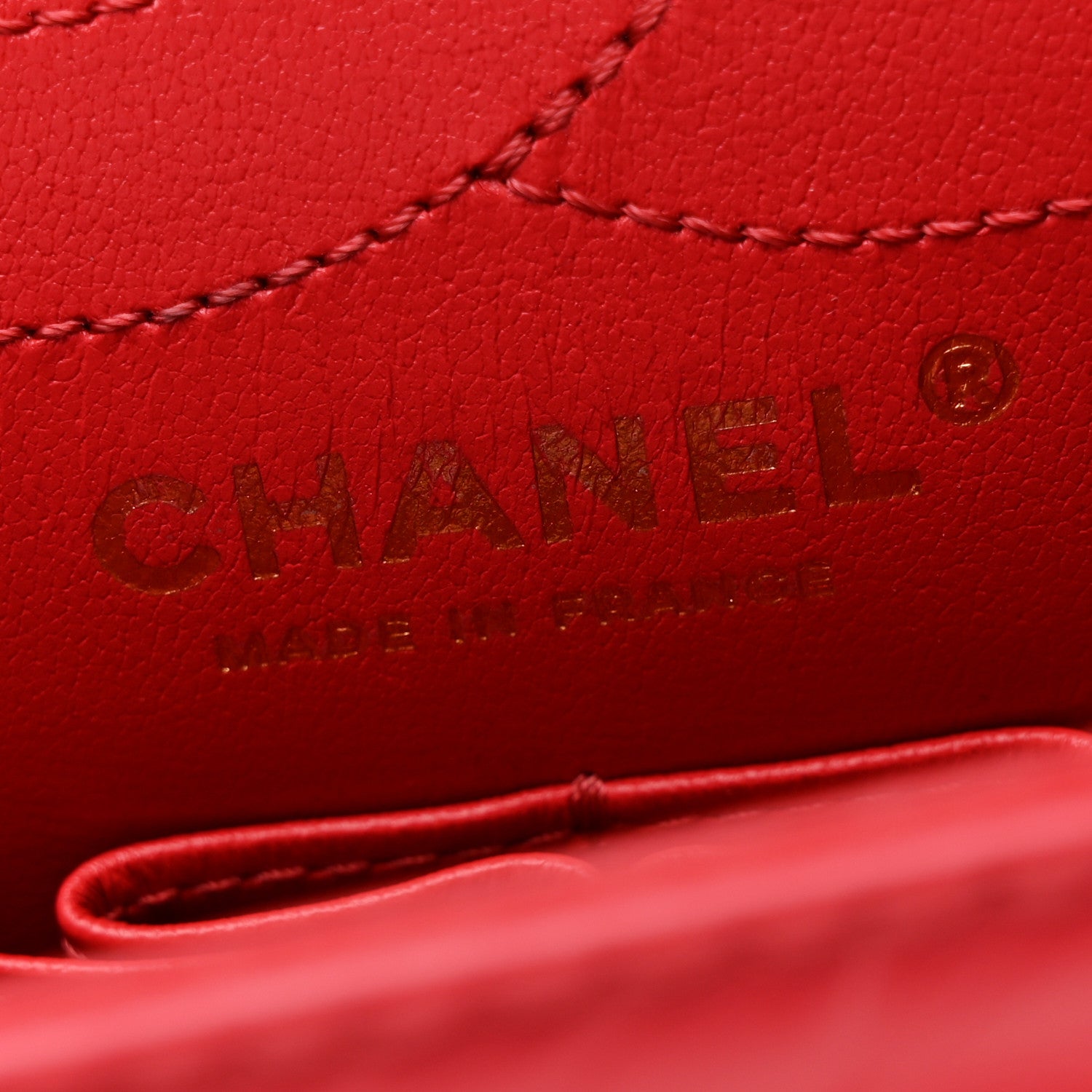 Chanel Aged Calfskin Quilted 2.55 Reissue 225 Flap Red 6 of 10