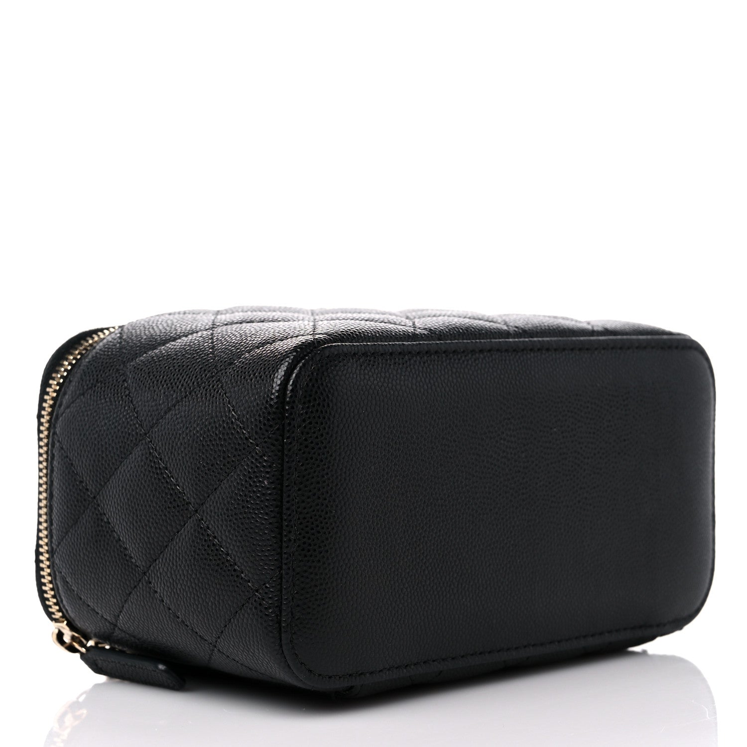 Chanel Caviar Quilted Small Vanity Case With Chain Black 3 of 12