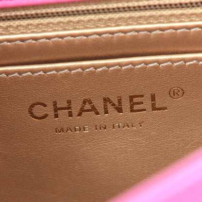 Chanel Lambskin Quilted Mini Pearl Crush Flap Pink 6 of 10