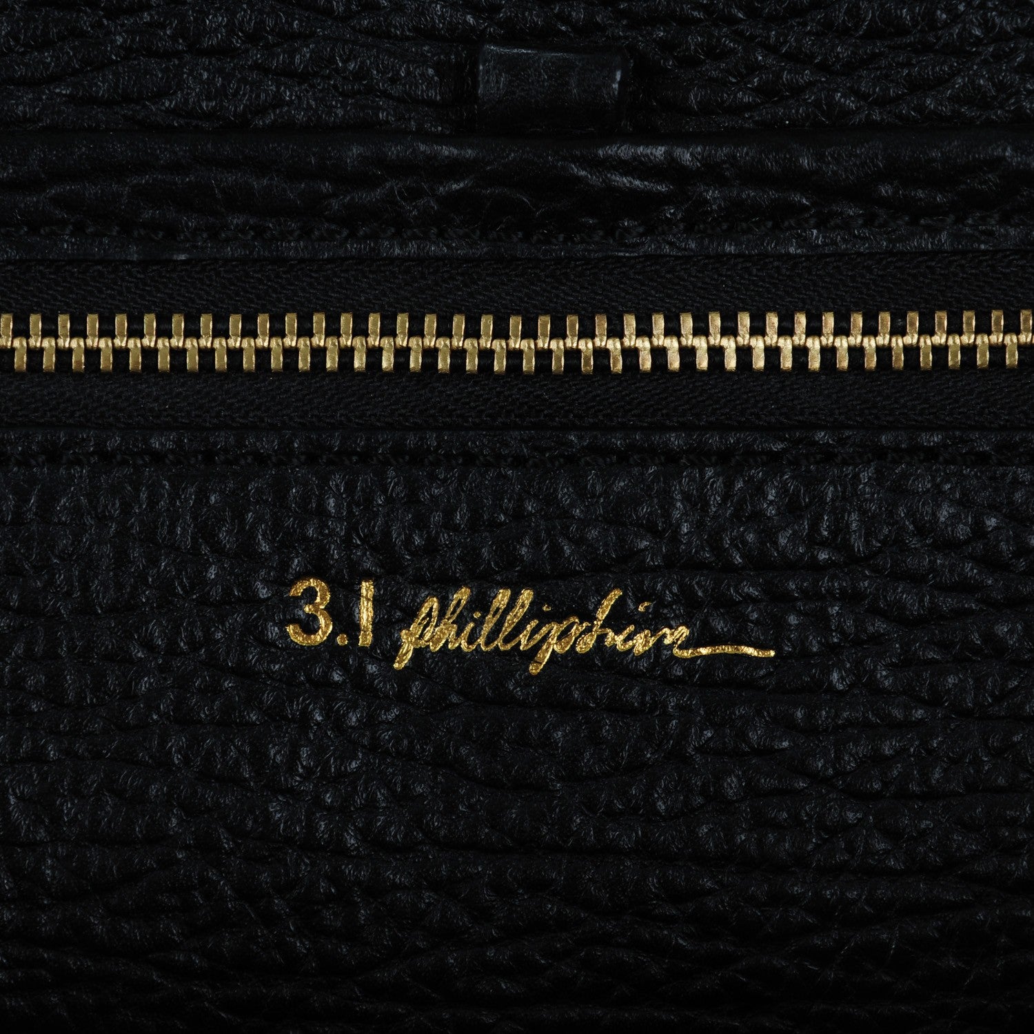 3.1 Phillip Lim 3.1 Textured Calfskin Medium Pashli Satchel Black 6 of 7