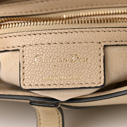 Christian Dior Grained Calfskin Saddle Bag Sand 5 of 9