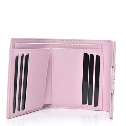 Chanel Caviar Quilted Compact Flap Wallet Light Pink 5 of 9