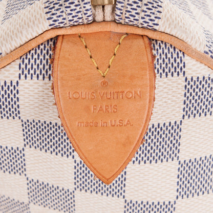 Louis Vuitton Damier Azur Speedy 30 6 of 7