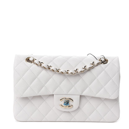 Chanel Caviar Quilted Small Double Flap White 1 of 9