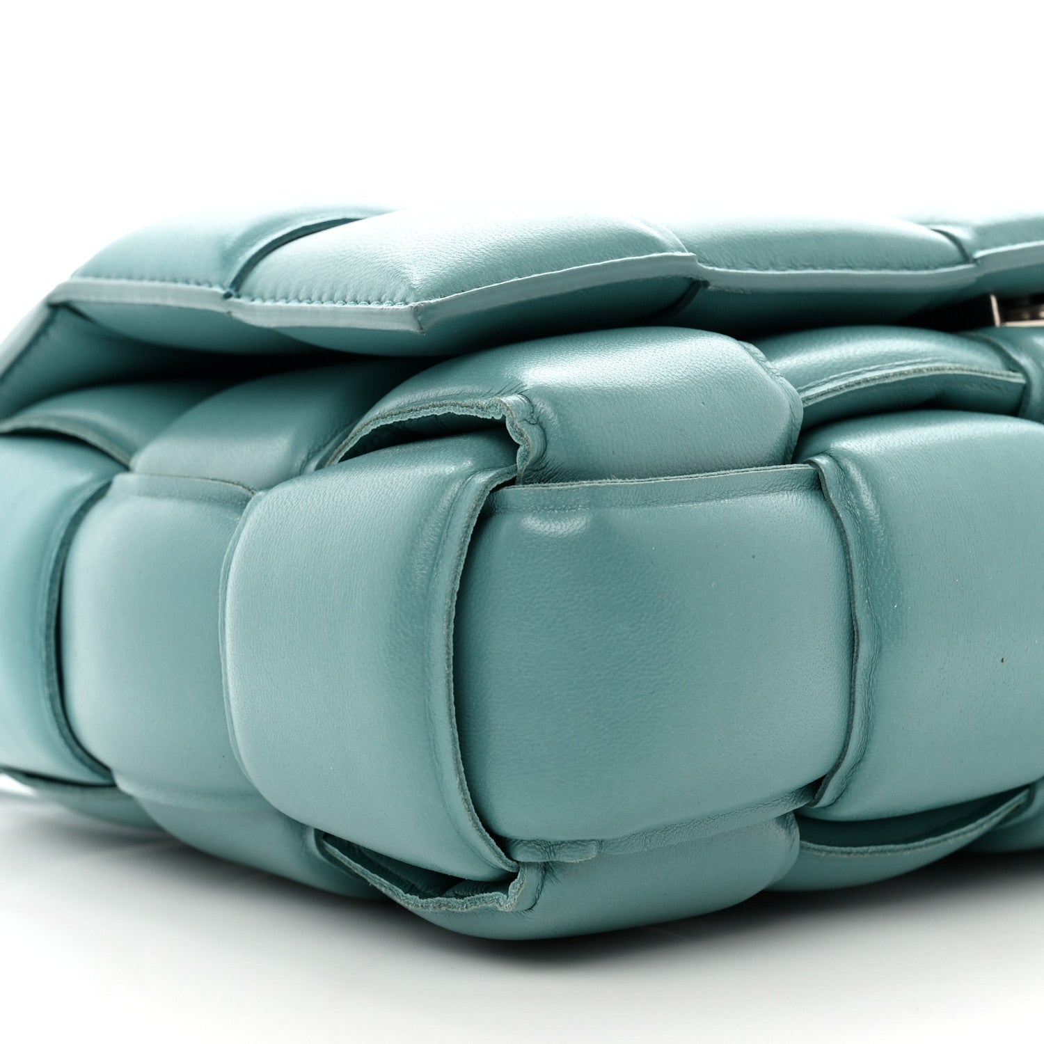 Bottega Veneta Nappa Maxi Intreccio Padded Cassette Crossbody Bag Linoleum 8 of 10