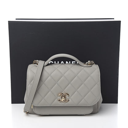 Chanel Caviar Quilted Medium Business Affinity Flap Grey 10 of 10