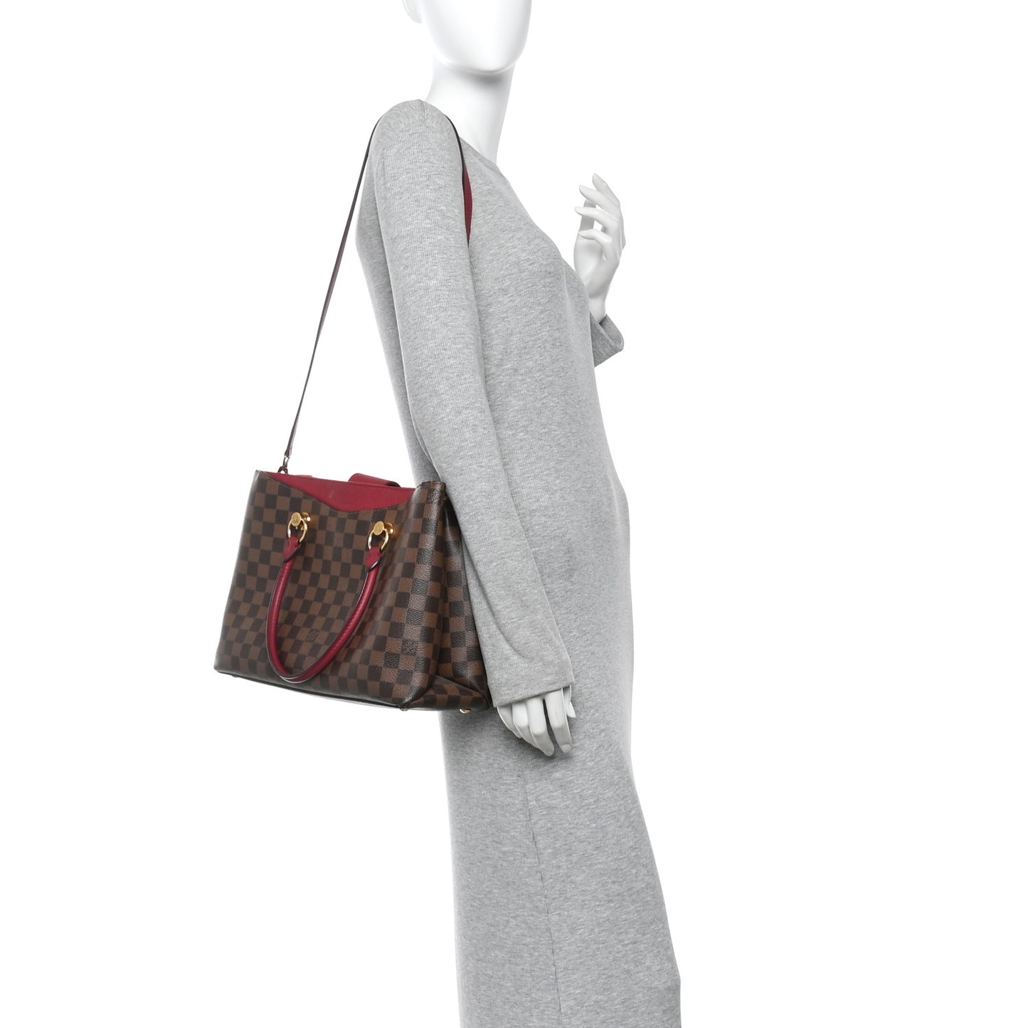 Damier Ebene LV Riverside Lie De Vin