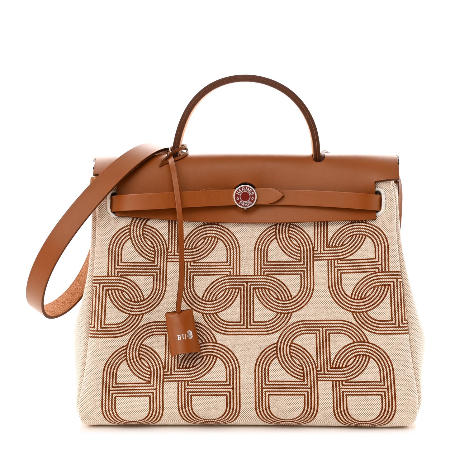 H Plume Canvas Vache Hunter Circuit 24 Herbag Zip Retourne 31 Fauve Ecru Beige