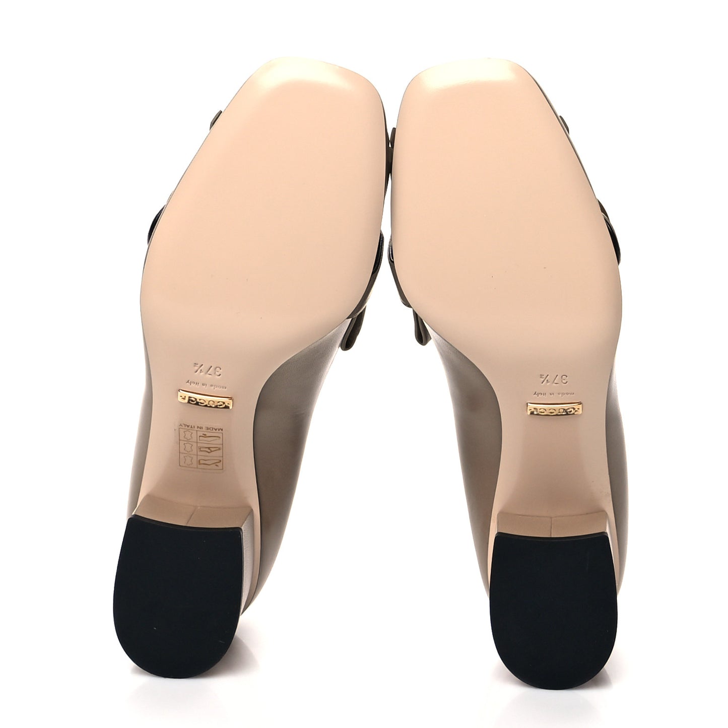 Malaga Kid GG Marmont Fringe 50mm Loafer Pumps 37.5 Porcelain Rose