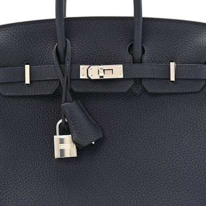 Hermes Togo Birkin 25 Bleu Nuit 8 of 11