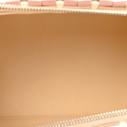 Chanel Lambskin Resin Tile Bowler Pink 5 of 12
